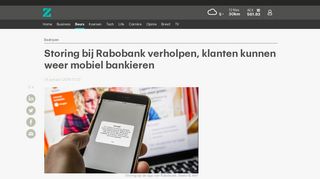 
                            12. Storing bij Rabobank verholpen, klanten kunnen weer mobiel ...