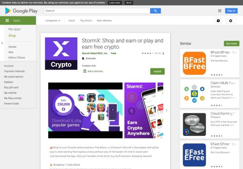 
                            10. Storm Play - Crypto, Bitcoin & Ethereum for Free - Apps on ...