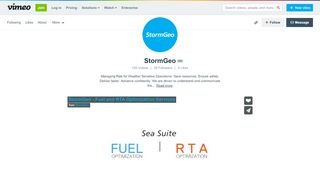 
                            8. StormGeo on Vimeo