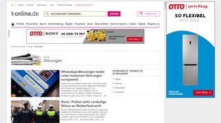 
                            11. Störungen: aktuelle News & Infos - T-Online