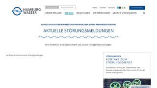 
                            8. Störungsmeldungen - Hamburg Wasser