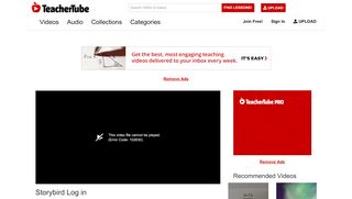 
                            11. Storybird Log in - TeacherTube