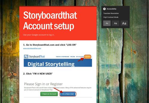 
                            11. Storyboardthat Account setup - Smore