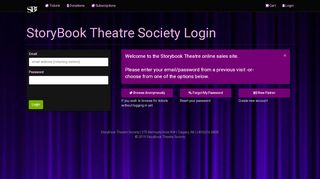 
                            11. StoryBook Theatre Society | Login