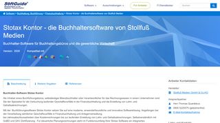 
                            11. Stotax Kontor - die Buchhaltersoftware von Stollfuß Medien - Softguide