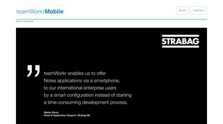 
                            6. Strabag SE - Mobilize your IBM Notes apps with teamWorkrMobile