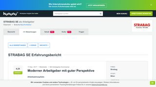 
                            10. STRABAG SE: Moderner Arbeitgeber mit guter Perspektive | kununu