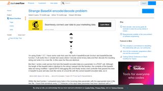 
                            5. Strange Base64 encode/decode problem - Stack Overflow
