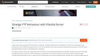 
                            10. Strange FTP behaviour with Filezilla Server - Networking ...