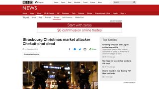
                            11. Strasbourg Christmas market attacker Chekatt shot dead - BBC News