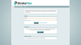 
                            9. StrataMax™ Online Portal - Login