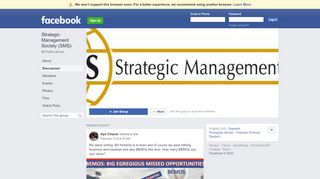 
                            8. Strategic Management Society (SMS) Public Group | Facebook