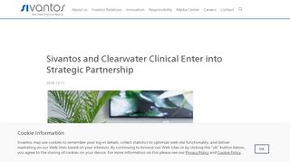 
                            13. Strategic Partnership with Clearwater Clinical - Sivantos