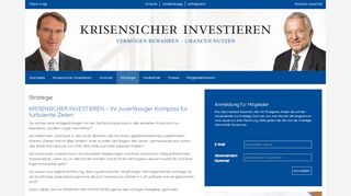 
                            6. Strategie - Krisensicher Investieren