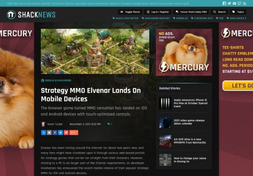 
                            13. Strategy MMO Elvenar Lands On Mobile Devices | Shacknews