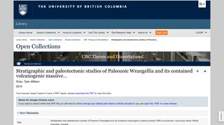 
                            12. Stratigraphic and paleotectonic studies of Paleozoic Wrangellia and its ...