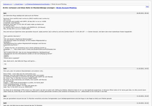 
                            11. Strato Account Phishing [Archiv] - Antispam e.V.