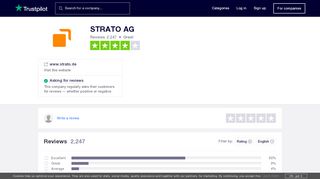 
                            10. STRATO AG Reviews | Read Customer Service Reviews of www ...