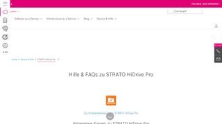 
                            11. STRATO HiDrive Pro - TelekomCLOUD