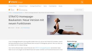 
                            13. STRATO Homepage-Baukasten: Neue Version mit neuen Funktionen ...