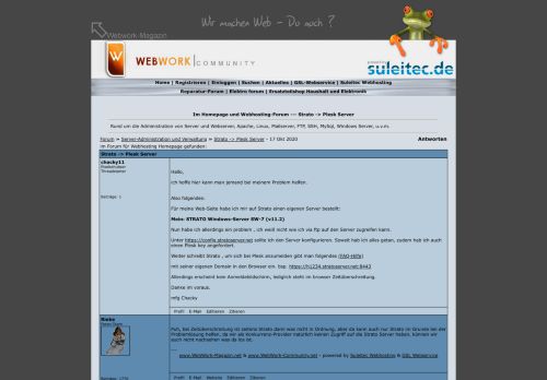 
                            7. Strato -> Plesk Server im Forum Homepage Hosting - Webwork-Community