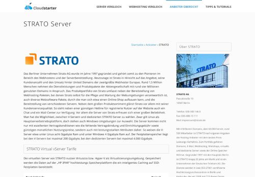 
                            11. STRATO Server im Vergleich - Dedicated, Virtual & Managed Server