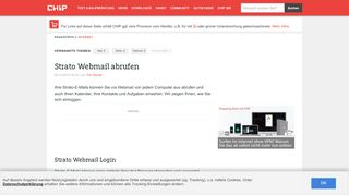 
                            5. Strato Webmail abrufen - CHIP