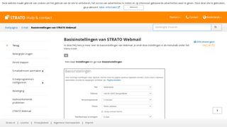 
                            9. STRATO Webmail: wat zijn de basisinstellingen? - Strato.nl
