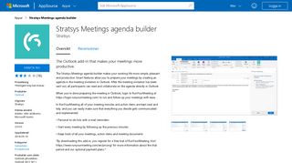 
                            9. Stratsys Meetings agenda builder - Microsoft AppSource