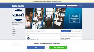 
                            6. StratX Simulations - Home | Facebook