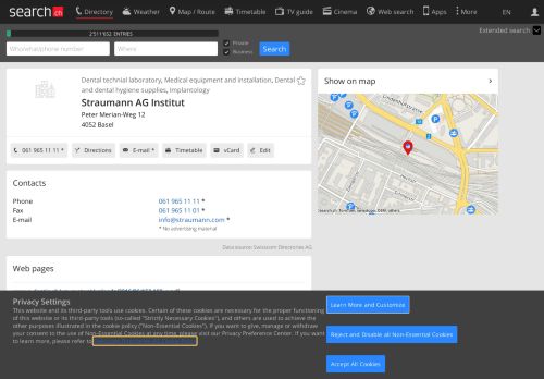 
                            6. Straumann AG Institut - search.ch