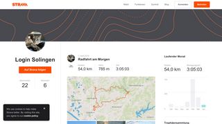 
                            3. Strava-Profil für Radfahrer | Login S.