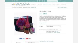 
                            10. Strawberry Lips | Gift Hamper | South Africa Flowers.co.za