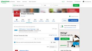 
                            9. Strayer University Jobs | Glassdoor