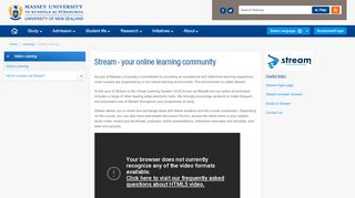 
                            4. Stream - Massey University