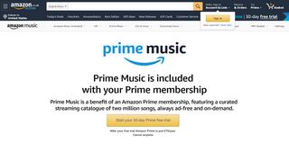 
                            6. Stream Music on Amazon Prime Music - Amazon UK