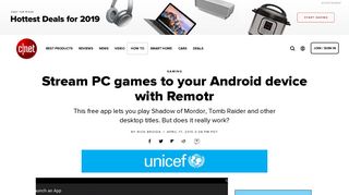 
                            4. Stream PC games to your Android device with Remotr - CNET