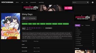 
                            8. Stream Shiny Days hentai with English subbed for free online ...