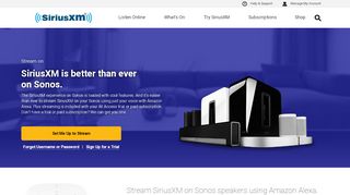 
                            9. Stream SiriusXM at home on Sonos Wireless Speakers