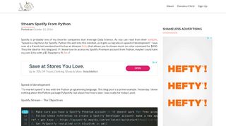 
                            8. Stream Spotify From Python - Automate My Life