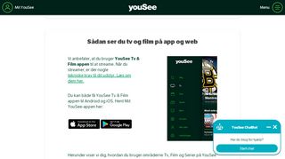 
                            3. Stream tv og film på app og web - YouSee Kundeservice