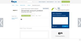 
                            10. Streamate account problem - Fixya