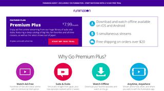 
                            2. Streaming Anime Free Trial - Funimation