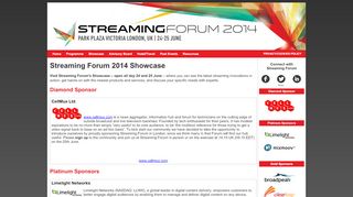 
                            13. Streaming Forum 2014 Showcase