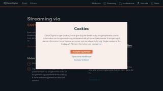 
                            3. Streaming på computer – Canal Digital