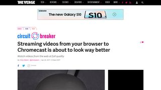 
                            11. Streaming videos from your browser to Chromecast is about to look ...