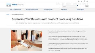 
                            5. Streamline Your Business | TransNational Payments