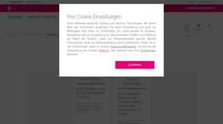 
                            12. StreamOn Optionen | Telekom