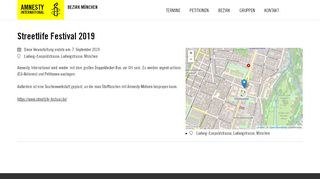 
                            13. Streetlife Festival 2019 – Bezirk München - Amnesty International