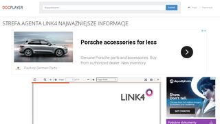 
                            7. STREFA AGENTA LINK4 NAJWAŻNIEJSZE INFORMACJE - PDF